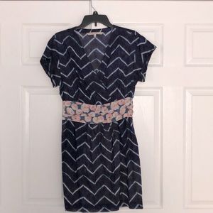 Rachel Roy print dress with pockets and lining